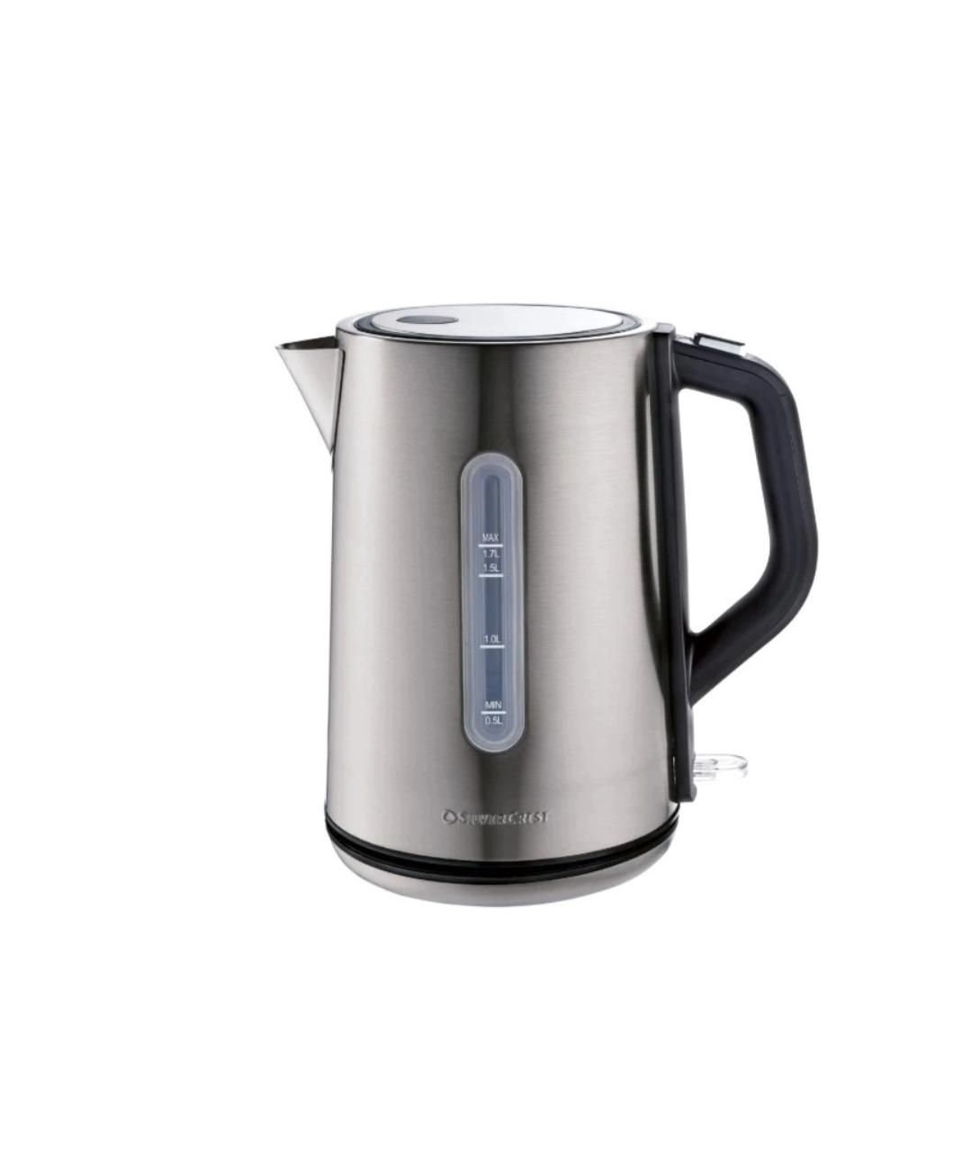 SilverCrest SWKE 3000 G1 Kettle - 1.7 L, Silver/Grey