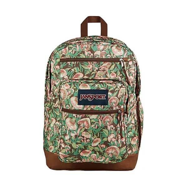 Jansport Cool Student Backpack - Painterly Mushrooms-