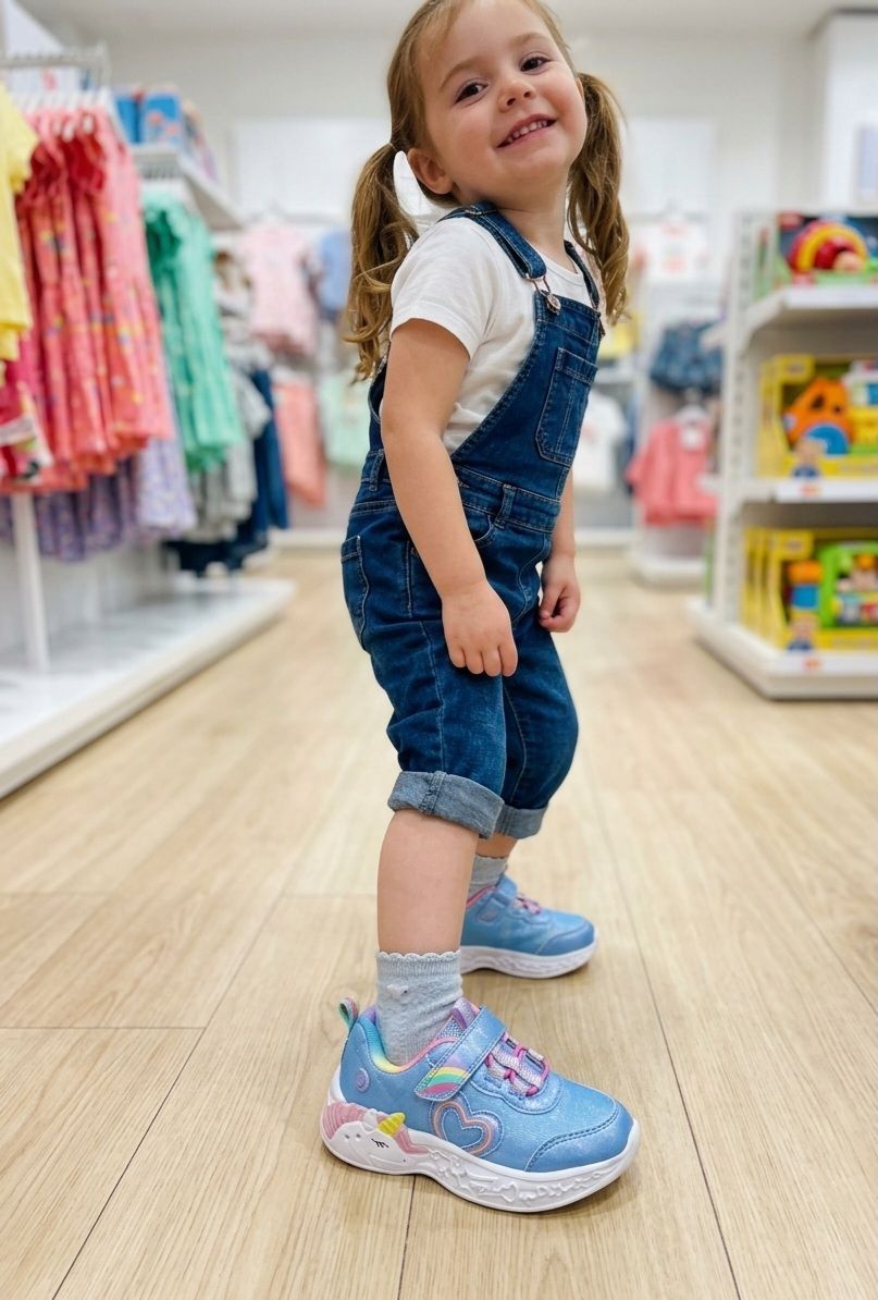 حذاء رياضي مضيء للبنات بطبعة يونيكورن من Lily & Dan, photo 2