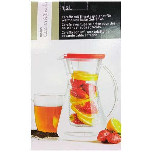 Glass Jug By Cucina & Tavola - 1.2L, photo 2