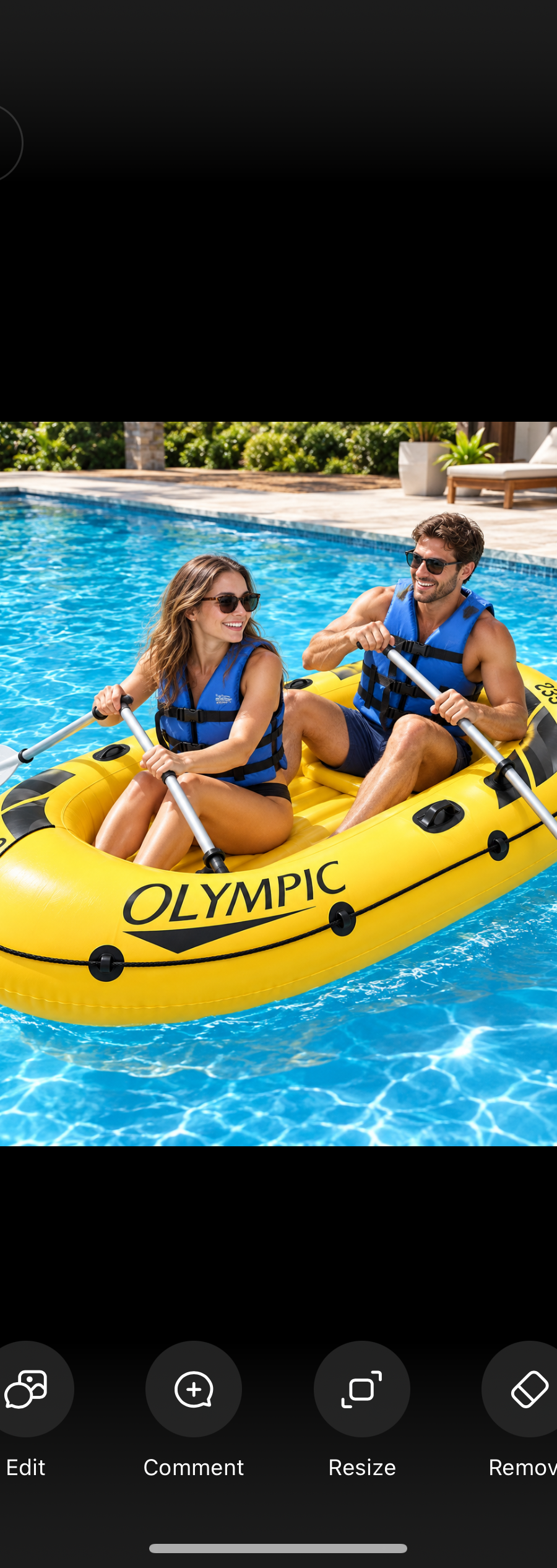 Happy People Olympic Inflatable Boat 230 × 130 cm – 2 Person