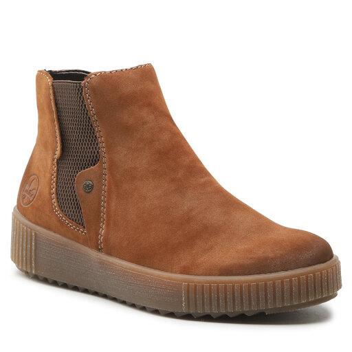 Rieker Women’s Ankle Boots Y6461-24, Brown