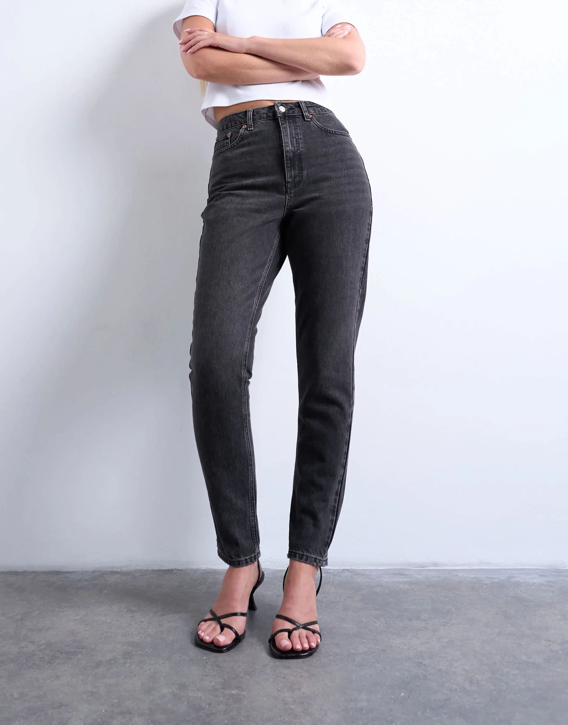 بنطلون جينز نسائي Topshop – أسود, photo 4