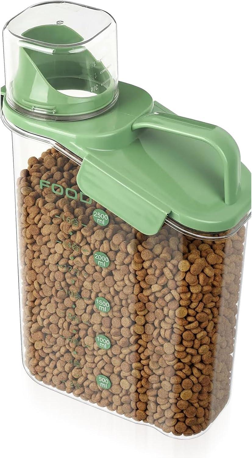 2.8L Dog Food Storage Container, (green)