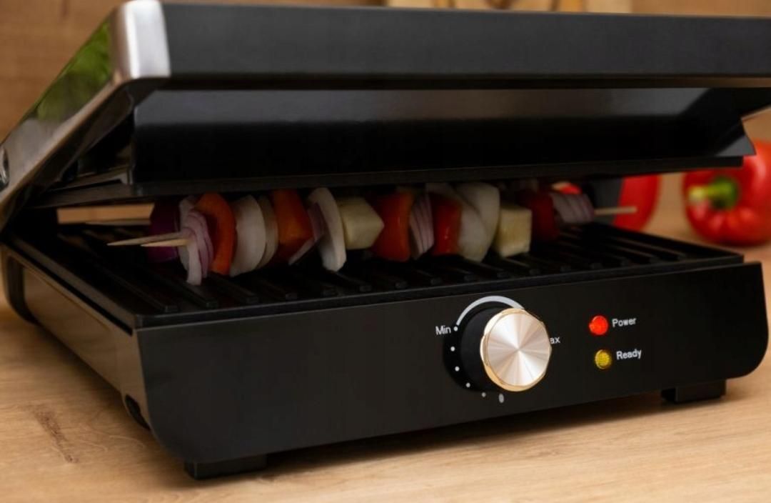 Bestron Folding Electric Grill - 500 W, Black, photo 2
