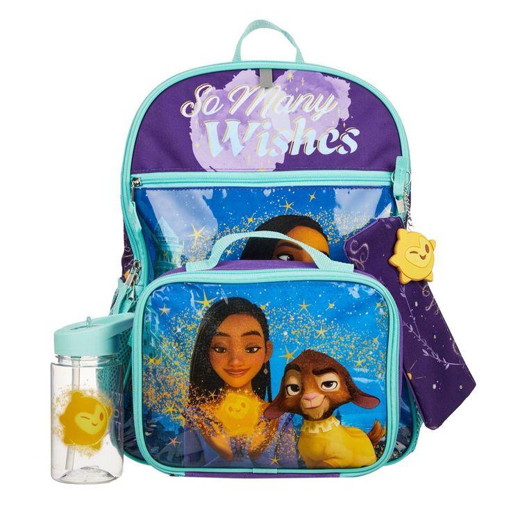 Disney Kids' 5pc 16" Backpack Set with Lunch Bag