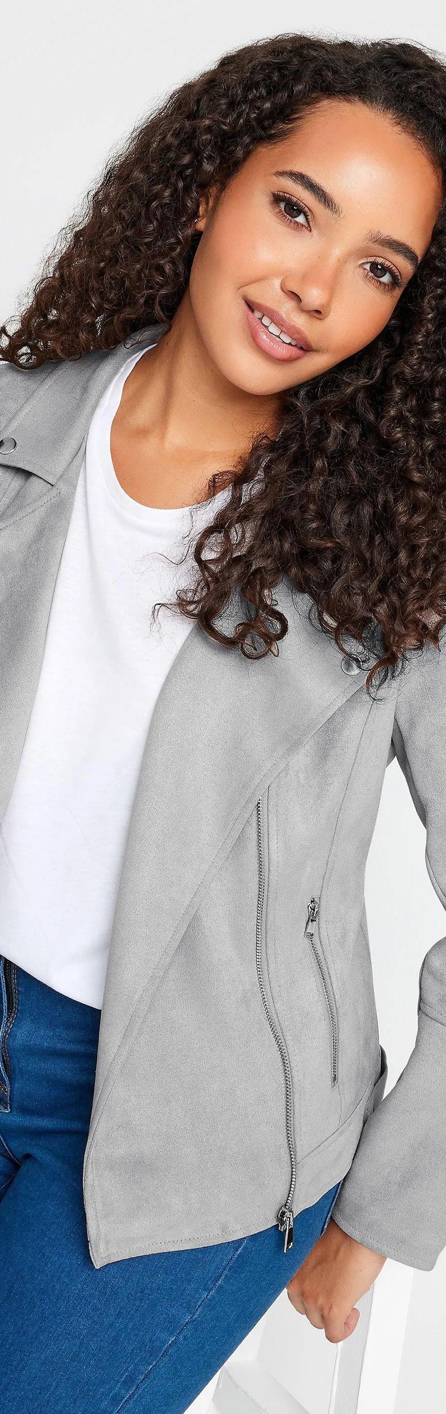 Faux Suede Jacket