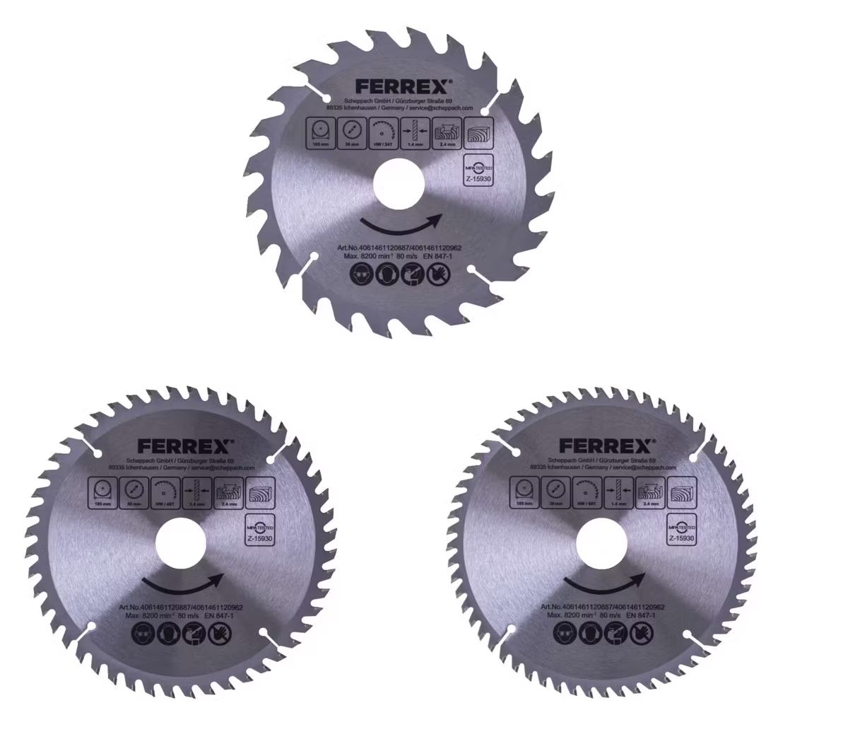Ferrex Circular Saw Blade Ø315 mm, 48 Teeth, photo 2