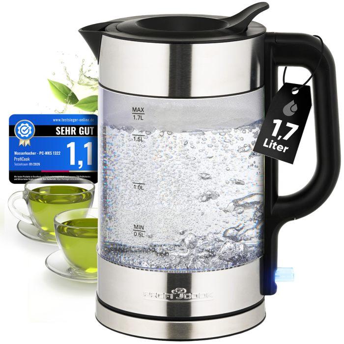 ProfiCook PC-WKS 1322 G Glass Kettle 1.7L