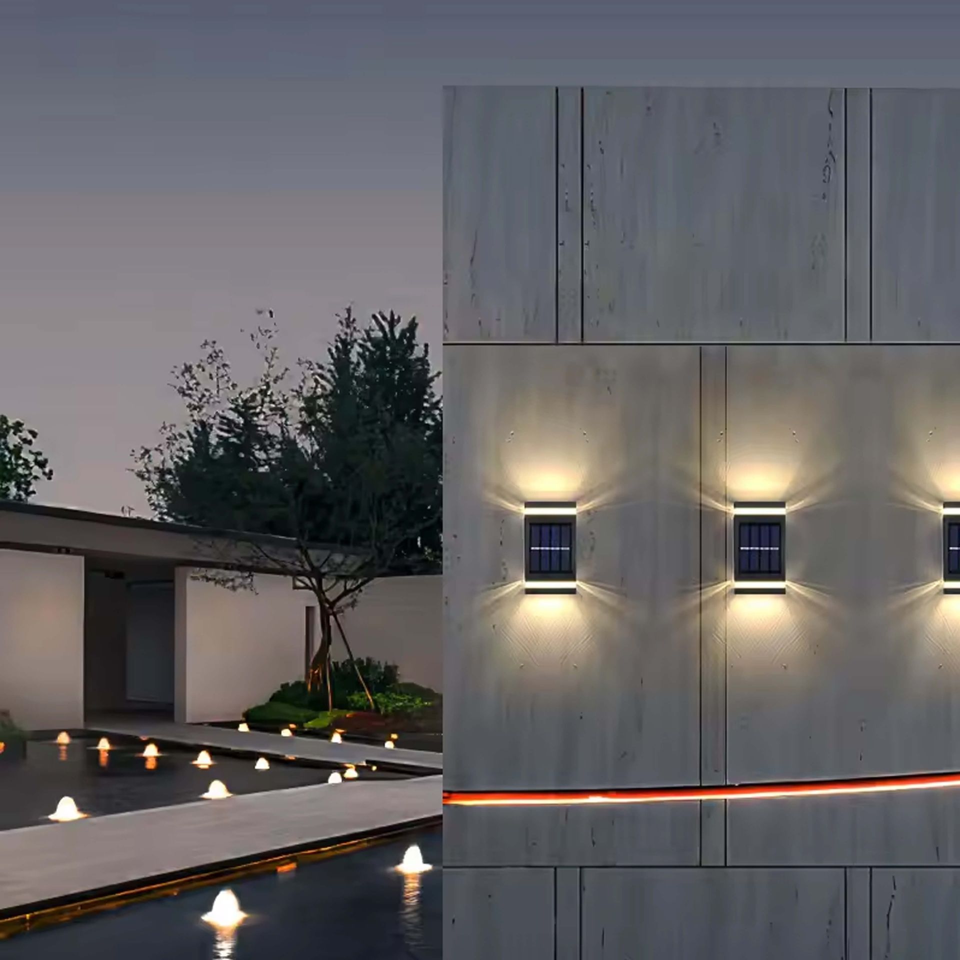 LED _solar _wall Lamp, photo 3
