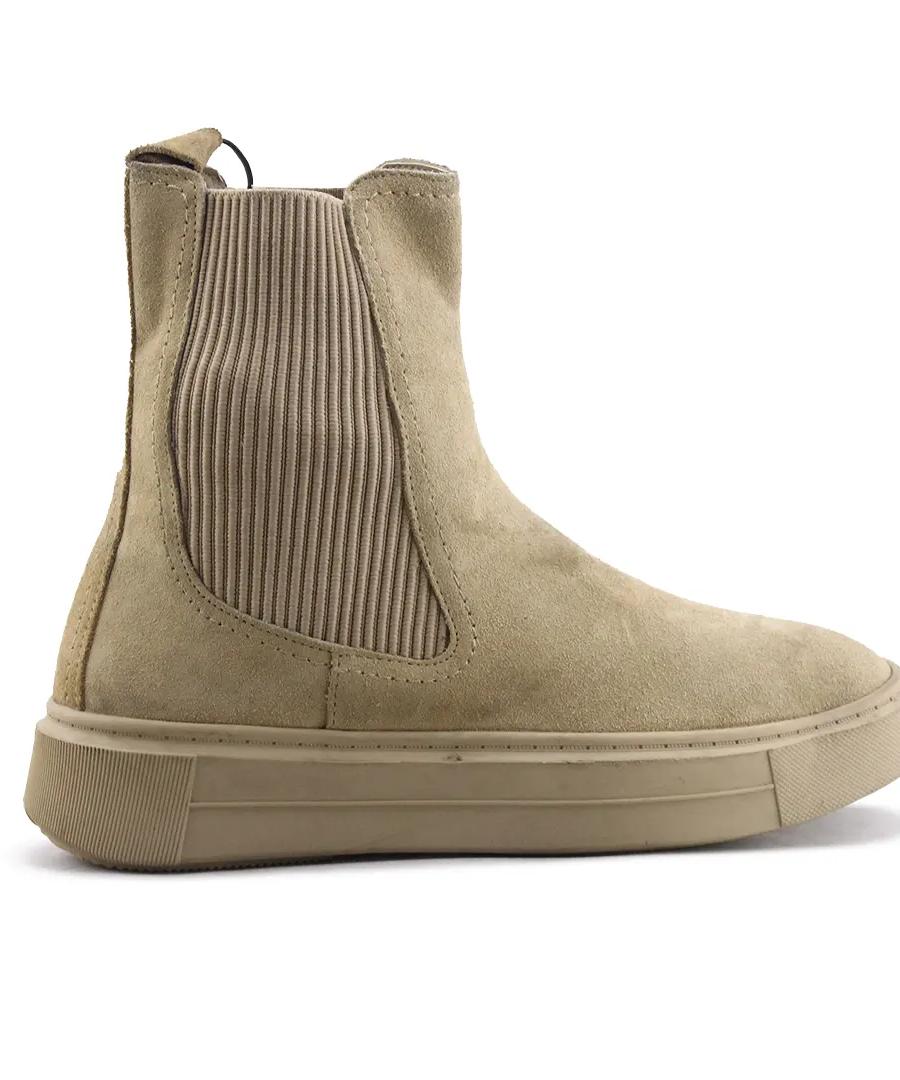 Zara Stretchable Suede Ankle Boot