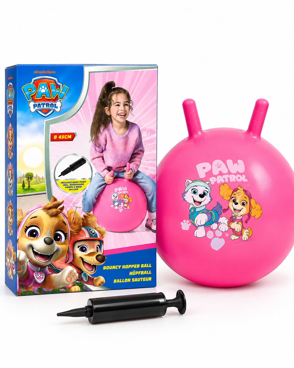 PAW Patrol Inflatable Jumping Ball 45 cm – Blue