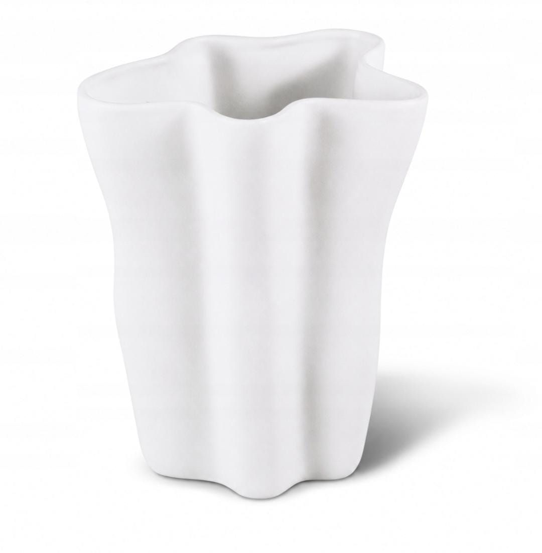 LIVARNO Decorative Ceramic Vase, White
