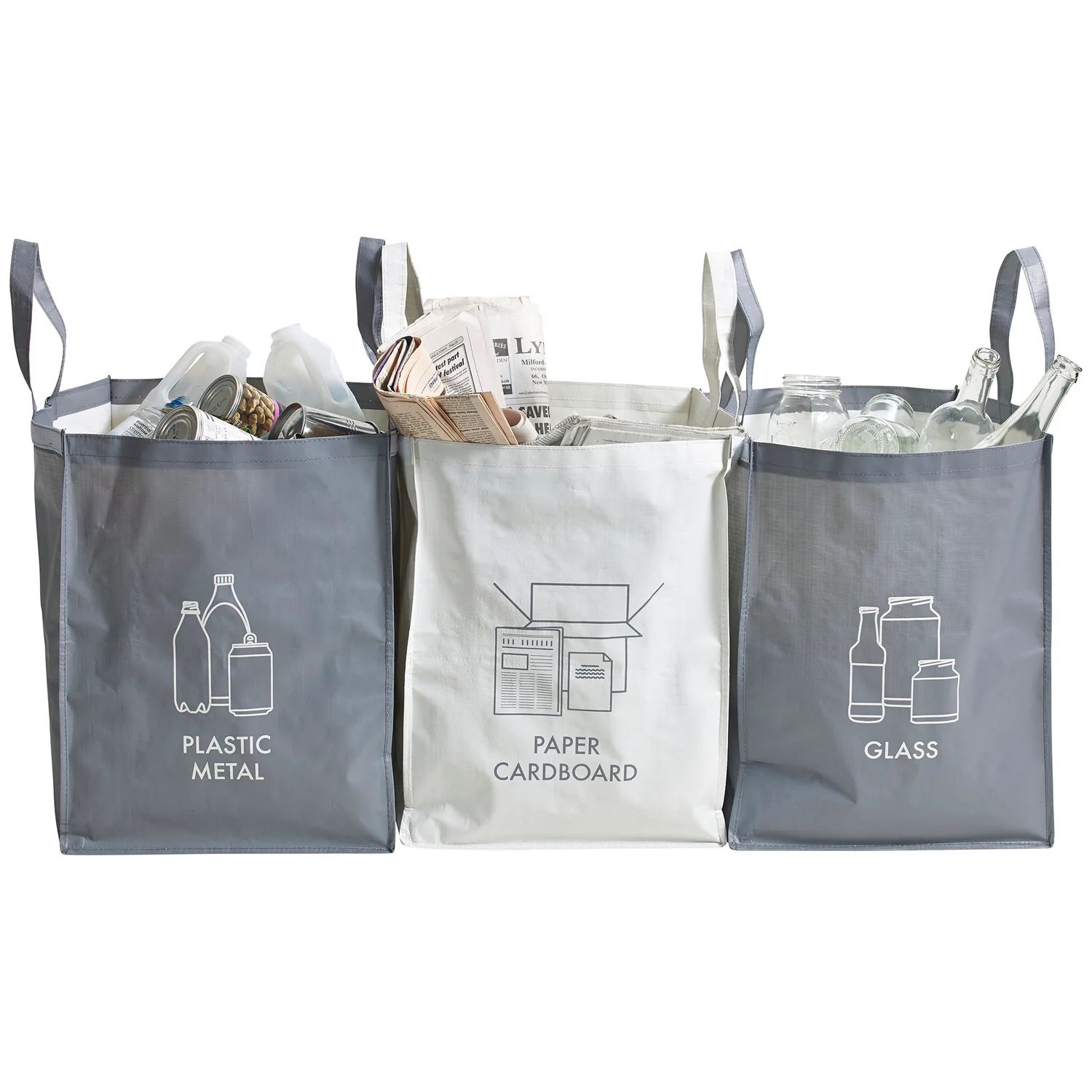 4 Household Waste Recycling Bags 44L each