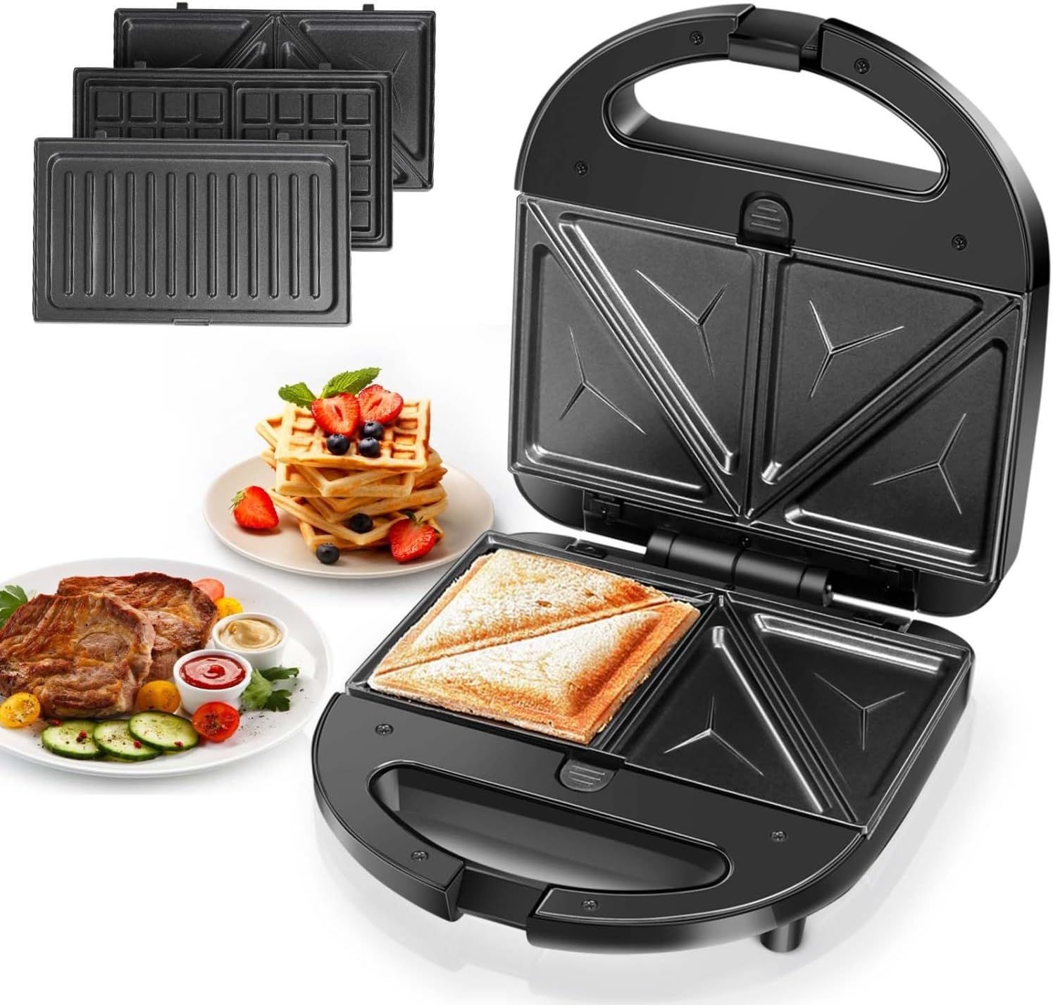 Aigostar 3 in 1 Electirc Sandwich Maker