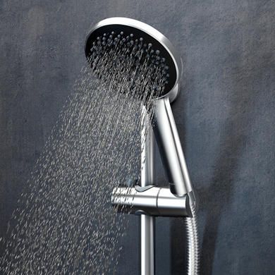 LIVARNO Water-Saving 3-Function Hand Shower Head, Matt Black, Ø 12 cm, photo 2
