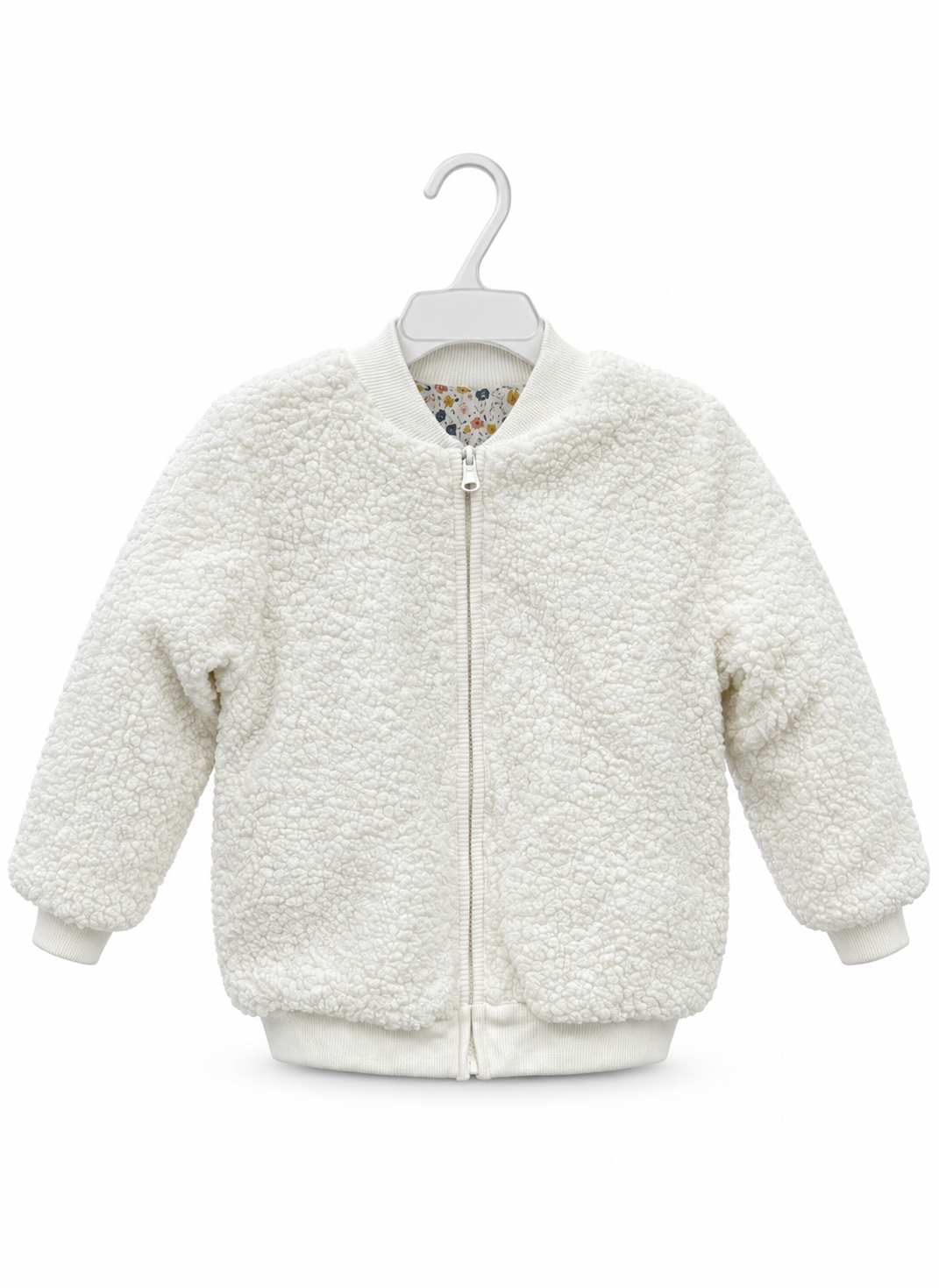 First Impressions Reversible Floral Sherpa Jacket, photo 3